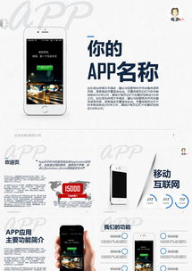 创意简约风APP软件营销策划PPT模板下载——熊猫办公软件开发